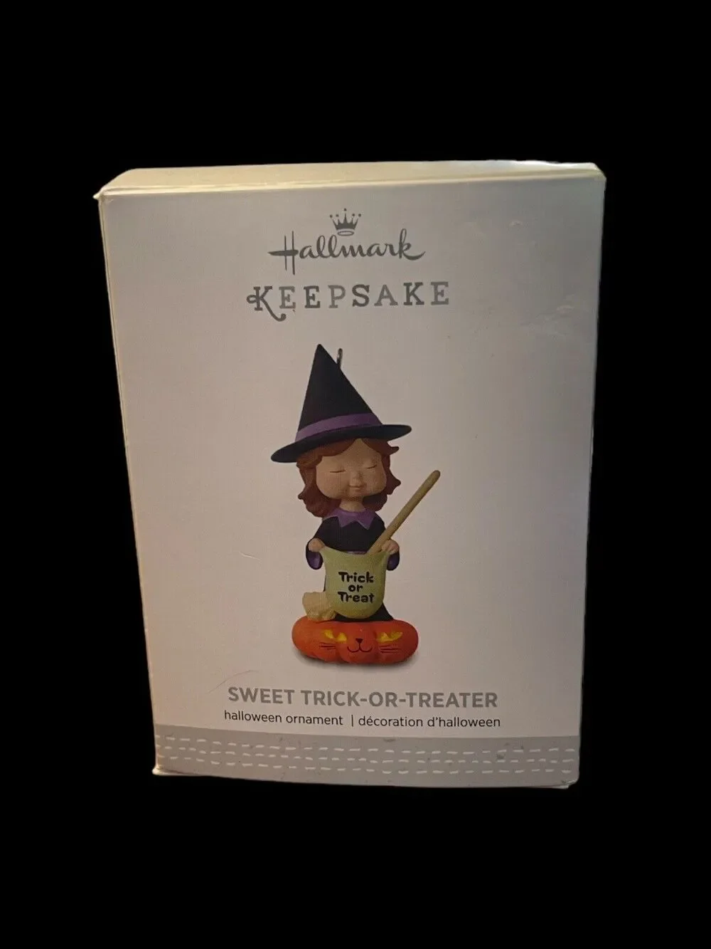 Hallmark 2017 Halloween ornament SWEET TRICK OR TREATER Witch